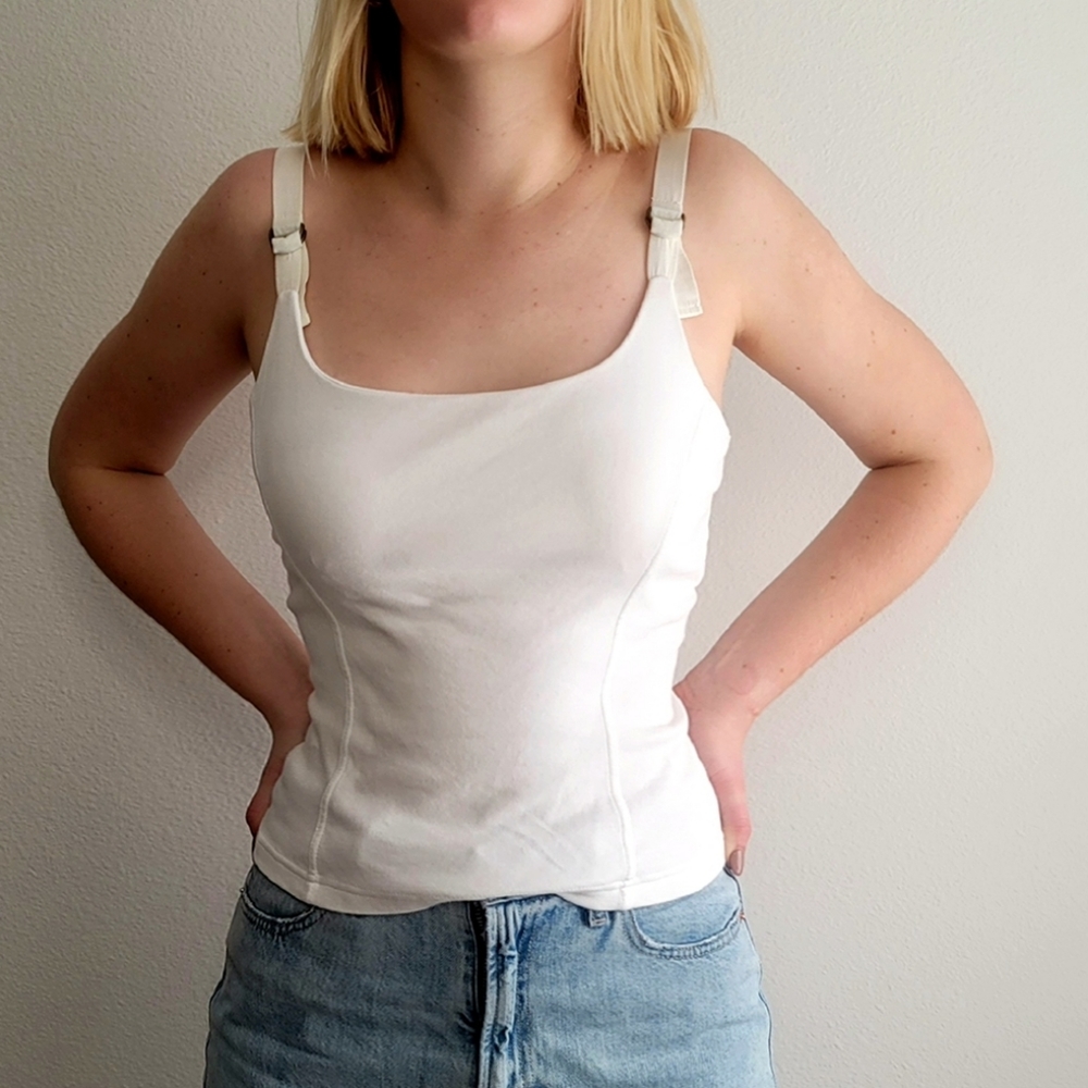 Strappy cami with ribbon straps